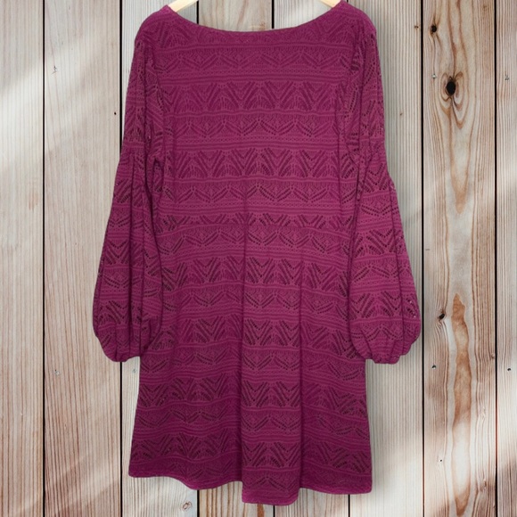 Anthropologie: Maeve | Laila Lace Purple Dress | Sz M - Picture 3 of 10